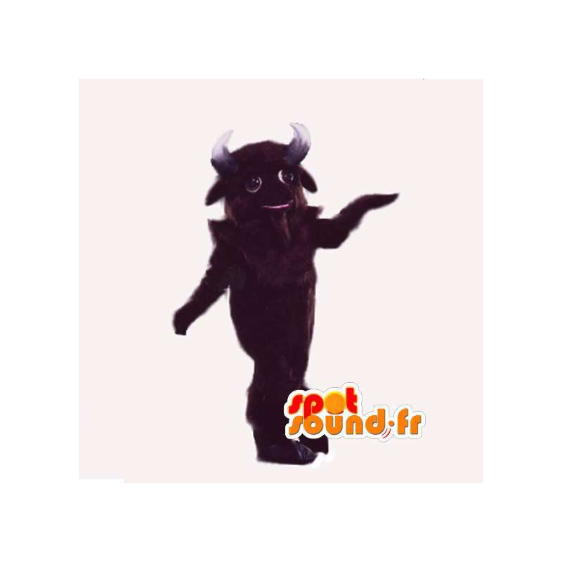 Bruin buffels mascotte pluche - reus buffalo Costume - Mascotte van de stier - MASFR003026 - SpotSound.fr