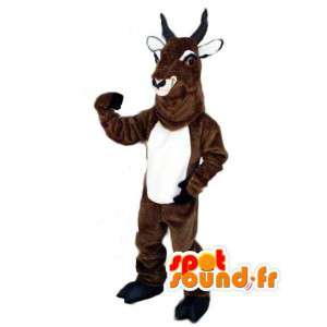 Cabra Pirinéus mascote marrom - Disguise cabra - MASFR003033 - Mascotes e Cabras Goats