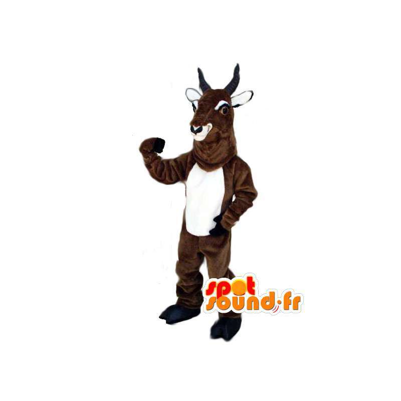 Mascot goat Pyrenean brown - Disguise goat - MASFR003033 - Goats and goat mascots
