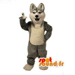 Mountain dog maskot - Husky hundedragt - Spotsound maskot