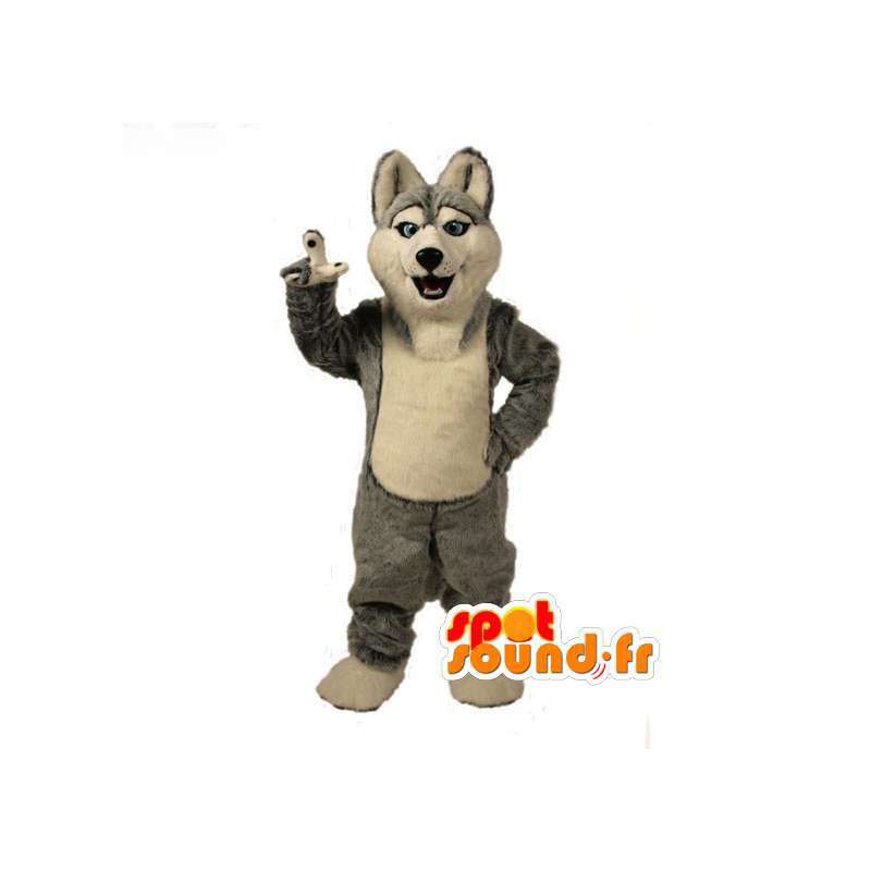 Dog mascot mountains - Costume Husky - MASFR003036 - Dog mascots