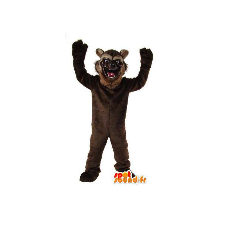 Brun björn maskot plysch - Brun björn kostym - Spotsound maskot