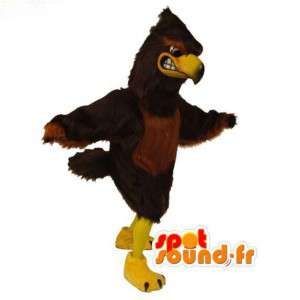 Μασκότ καφέ αετός - κοστούμι βελούδου vautour - MASFR003053 - μασκότ πουλιών