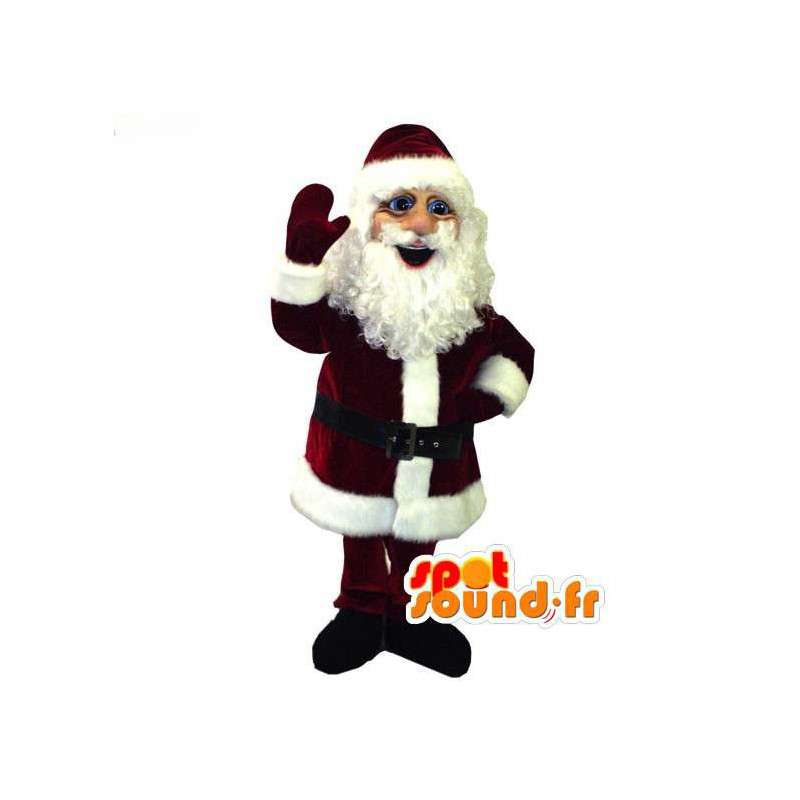 Mascote pai Natal realista - traje de Papai Noel - MASFR003061 - Mascotes Natal