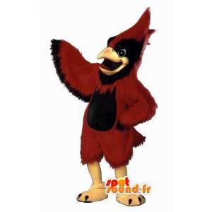 Maskot pták obří červená - red parrot kostým - MASFR003070 - maskot ptáci