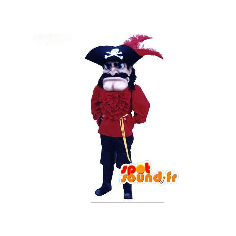 Pirate Captain Maskot - Pirate Costume - Piráti maskoti - MASFR003073 - SpotSound.fr