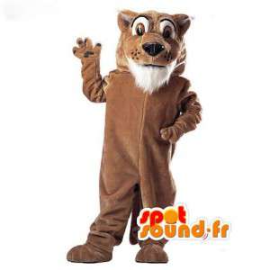 Béžové psí maskot plyš - béžová Dog Costume - MASFR003076 - psí Maskoti