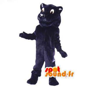 Tecknad typ svart panter maskot - Panther kostym - Spotsound