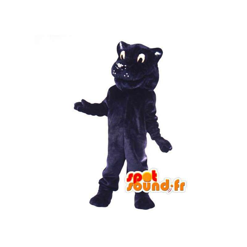 Black Panther Mascot Type Cartoon - Panther Costume - MASFR003085 - Tiger mascots