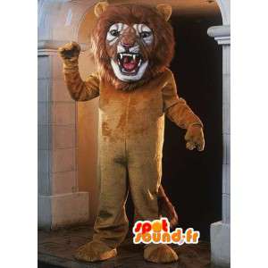 Mascotte gigante leone - leone realistico costume - MASFR003089 - Mascotte Leone