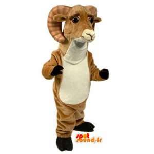 Pirinéus mascote cabra - marrom ram Disguise - MASFR003095 - Mascotes e Cabras Goats