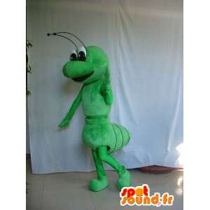 Maskot klassisk grønn maur - kveld insekt Suit - MASFR00244 - Ant Maskoter