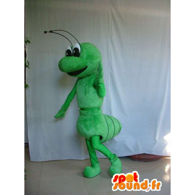 Mascotte klassieke groene ant - avond voor insectenbestrijding Costume - MASFR00244 - Ant Mascottes