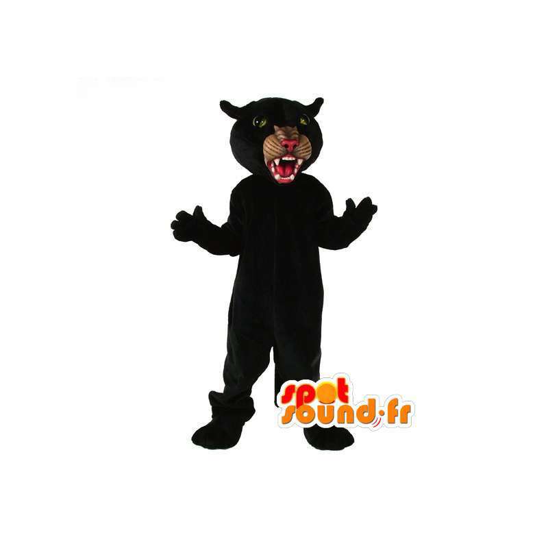 Negro Panther Mascot - Traje Negro Panther - MASFR003114 - Mascotas de tigre Negro Panther Mascot - Traje Negro Panther - MASFR003114 - Mascotas de tigre
