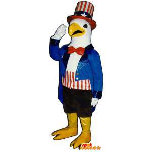 Mascot kledd i tradisjonelle klær American Eagle - MASFR003143 - Mascot fugler