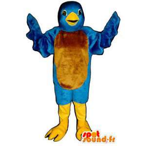 Twitter uccello blu mascotte - Costume di Twitter uccello - MASFR003146 - Mascotte degli uccelli