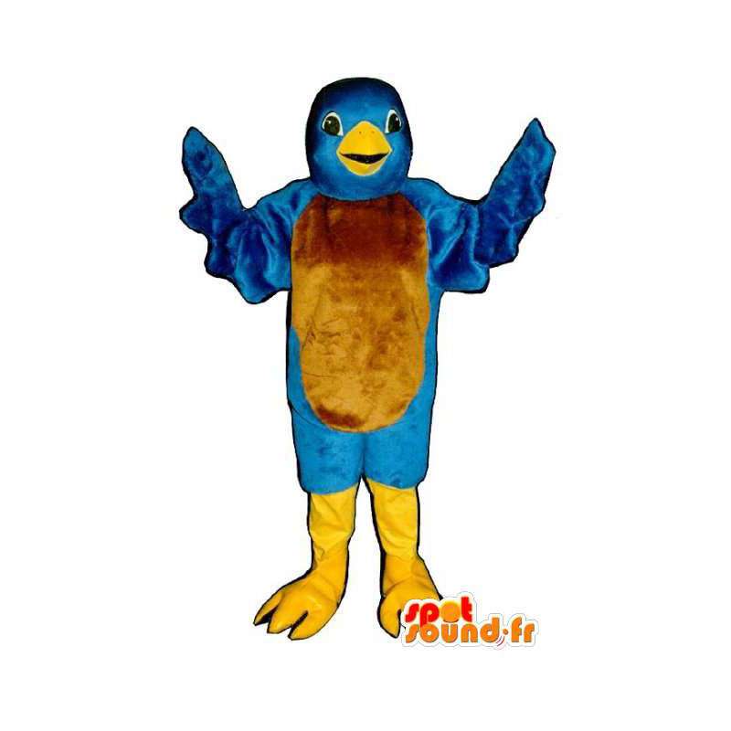 Blue Bird Mascot Twitter - Twitter lintu puku - MASFR003146 - maskotti lintuja