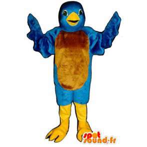 O pássaro azul da mascote Twitter - Twitter traje pássaro - MASFR003146 - aves mascote