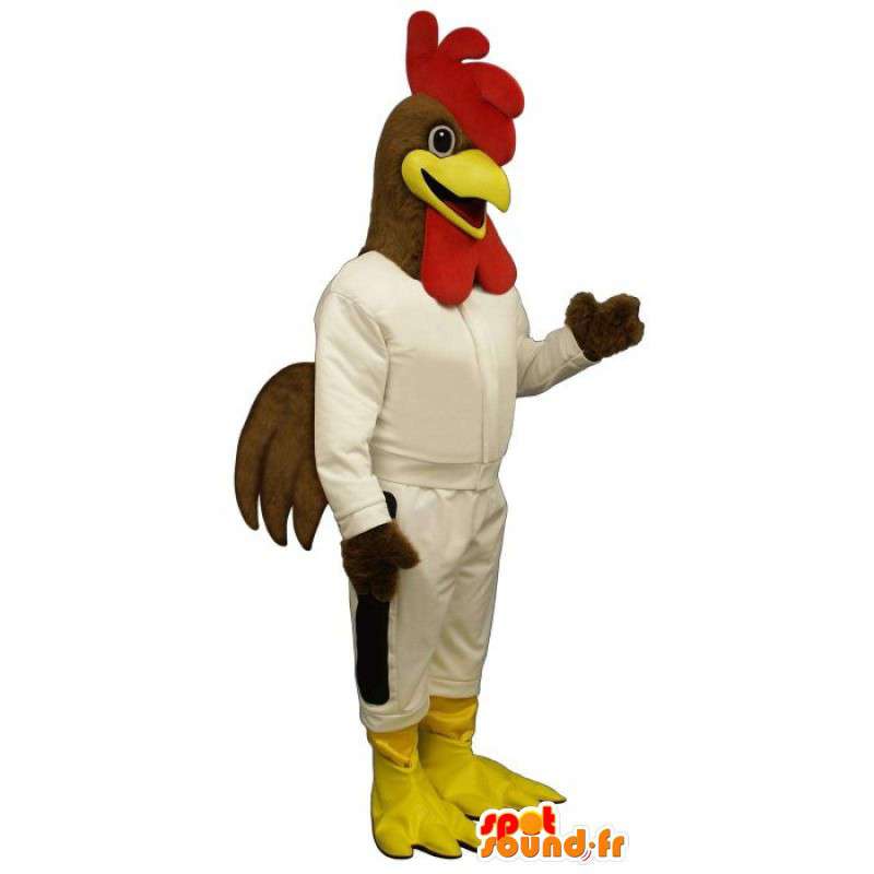 Sports cock maskot - cock kostym - Spotsound maskot