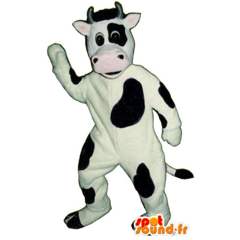 Mascote da vaca preto e branco - Cow Costume - MASFR003155 - Mascotes vaca
