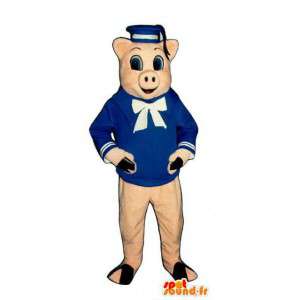 Varken mascotte van de 3 biggetjes - varken kostuum - MASFR003157 - Pig Mascottes