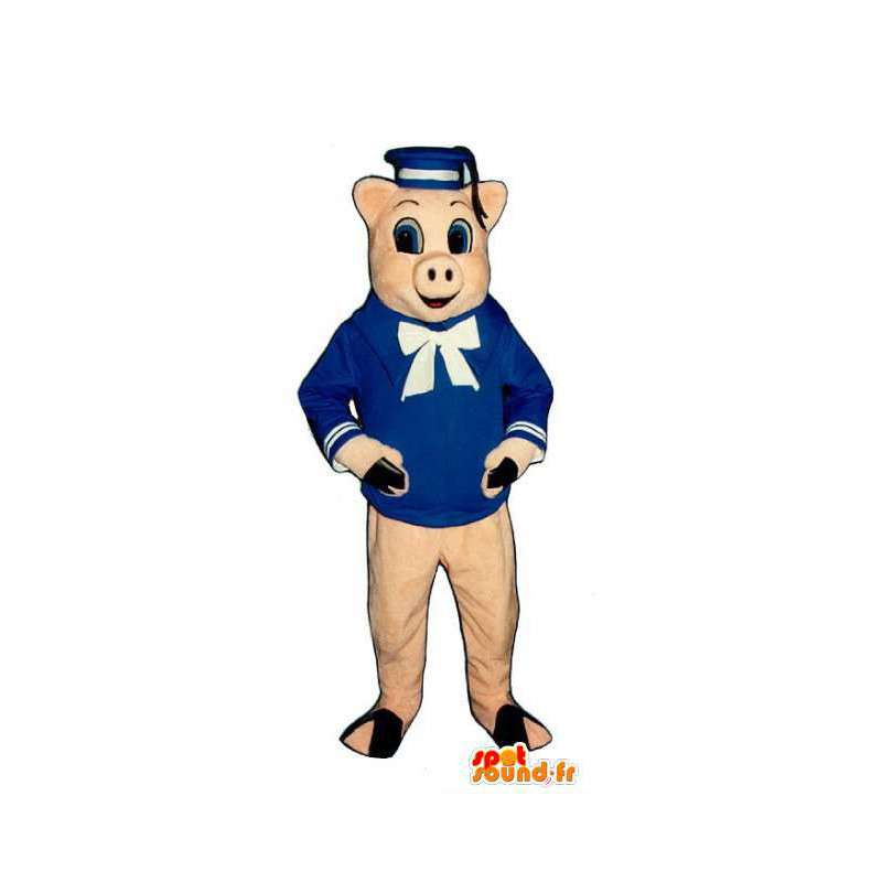 Varken mascotte van de 3 biggetjes - varken kostuum - MASFR003157 - Pig Mascottes