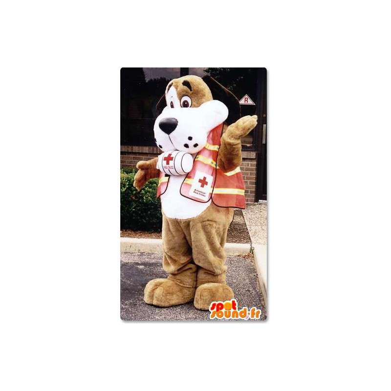 Mascotte Saint Bernard - Dog Costume fjellet - MASFR003164 - Dog Maskoter