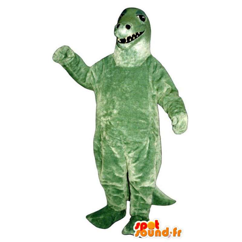Crocodile mascotte peluche dinosauro verde  - MASFR003168 - Mascotte di coccodrilli