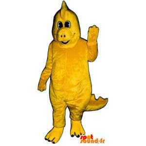 黄色い恐竜のマスコット-黄色い恐竜の衣装-MASFR003170-恐竜のマスコット