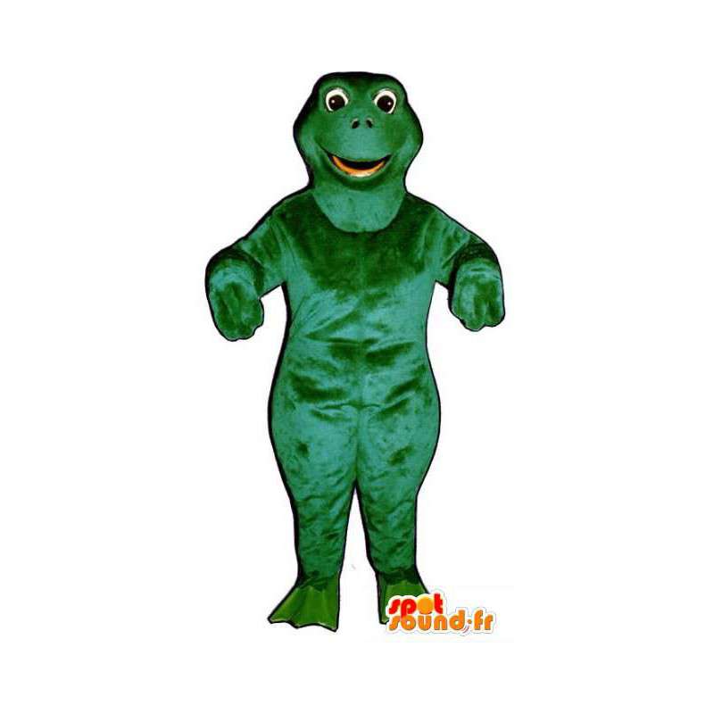 Green dinosaur mascot customizable - Dinosaur Costume - MASFR003174 - Mascots dinosaur