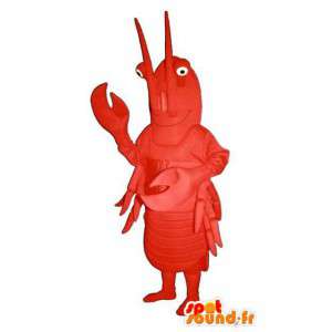 Mascotte de homard rouge géant - Costume de homard - MASFR003177 - Mascottes Homard