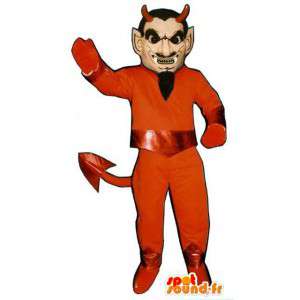 Red devil maskot - Halloween kostym - Spotsound maskot