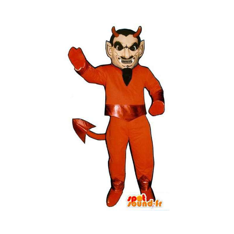 Mascot diabo vermelho - trajes de Halloween - MASFR003205 - animais extintos mascotes