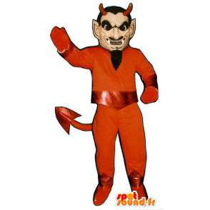 Mascot diabo vermelho - trajes de Halloween - MASFR003205 - animais extintos mascotes