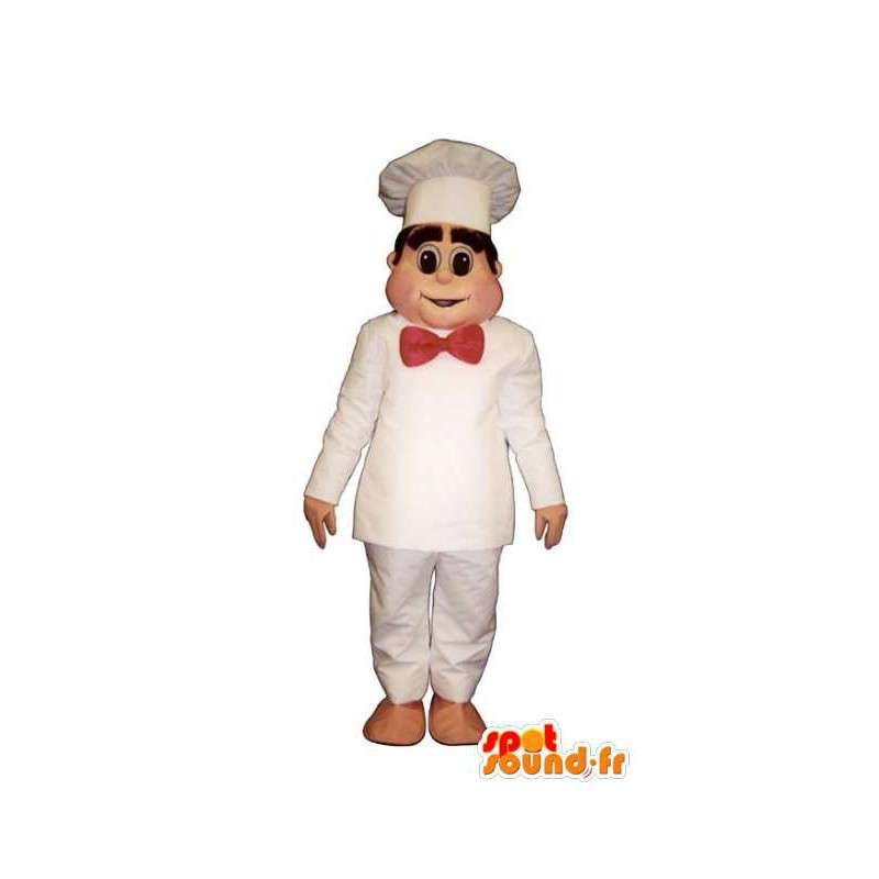 Přizpůsobitelné kuchař maskot - Disguise Head  - MASFR003207 - Man Maskoti
