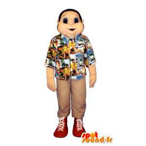 Holidaymaker maskotka - shirt Snowman Costume - Maskotki Man - MASFR003214 - SpotSound.fr