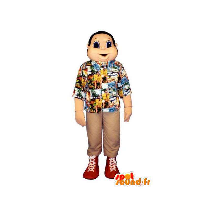 Vakantieganger mascotte - overhemd Snowman Costume - Mascottes Man - MASFR003214 - SpotSound.fr