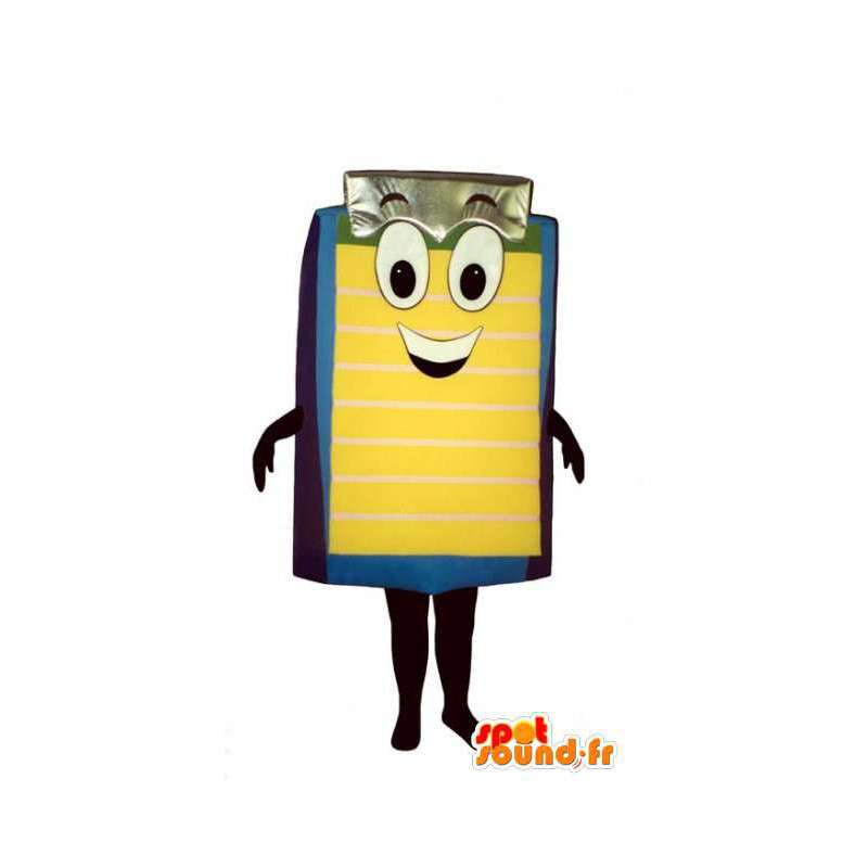 Maskotformet kæmpe gul ost - Ost kostume - Spotsound maskot
