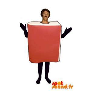 Mascotte en forme de morceau de viande - Costume de viande - MASFR003223 - Mascotte alimentaires