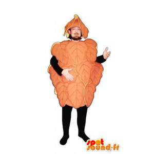 Mascot orange vine leaves - leaves Costume - MASFR003228 - Mascots of plants