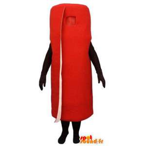 Mascot in the form of a giant red carpet - carpet costume - MASFR003231 - Mascots unclassified