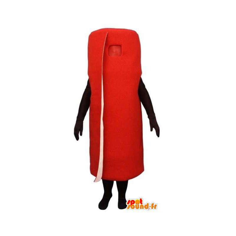 Mascot in the form of a giant red carpet - carpet costume - MASFR003231 - Mascots unclassified