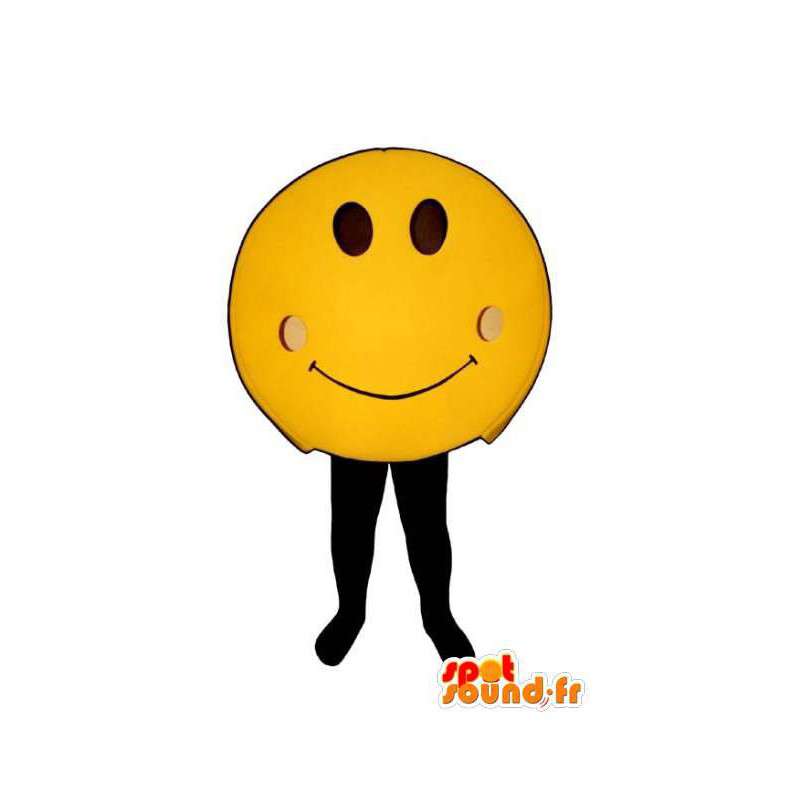 Gigante mascote smiley amarelo - traje amarela do smiley - MASFR003239 - Mascotes não classificados