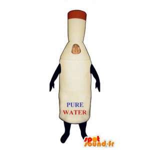 Jätte vit skittle maskot - Bowling pin kostym - Spotsound maskot