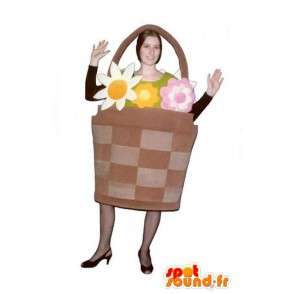 Košík maskot obří květiny - květinový koš Costume - Maskoti rostlin - MASFR003247 - SpotSound.fr