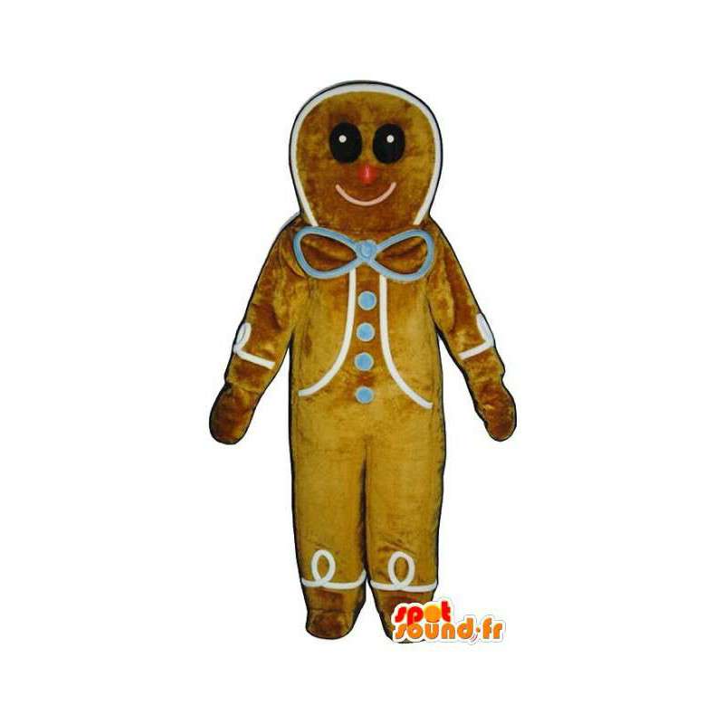 La mascota de la galleta del pan de especias gigantes - Traje de pan de jengibre - MASFR003248 - Mascota de verduras