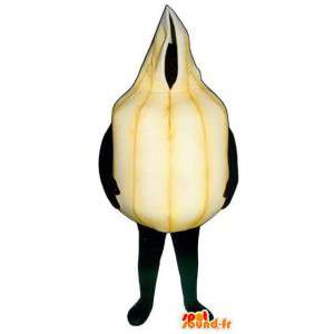 Forma mascote da cebola branca gigante - gigante cebola Costume - MASFR003250 - Mascot vegetal