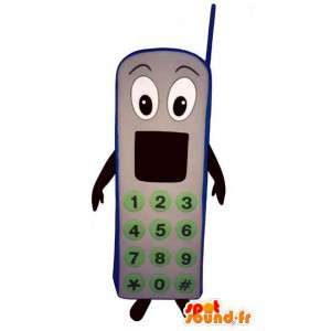 Cell Phone Gray Mascot - telefon Disguise - MASFR003256 - Maskoter telefoner