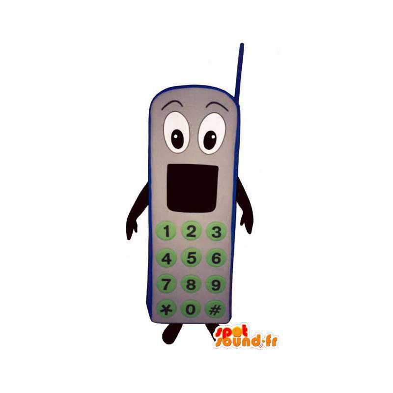 Mascotte de téléphone portable gris - Déguisement de téléphone - MASFR003256 - Mascottes de téléphones