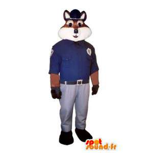 警察のキツネのマスコット-警察のキツネの衣装-MASFR003259-キツネのマスコット